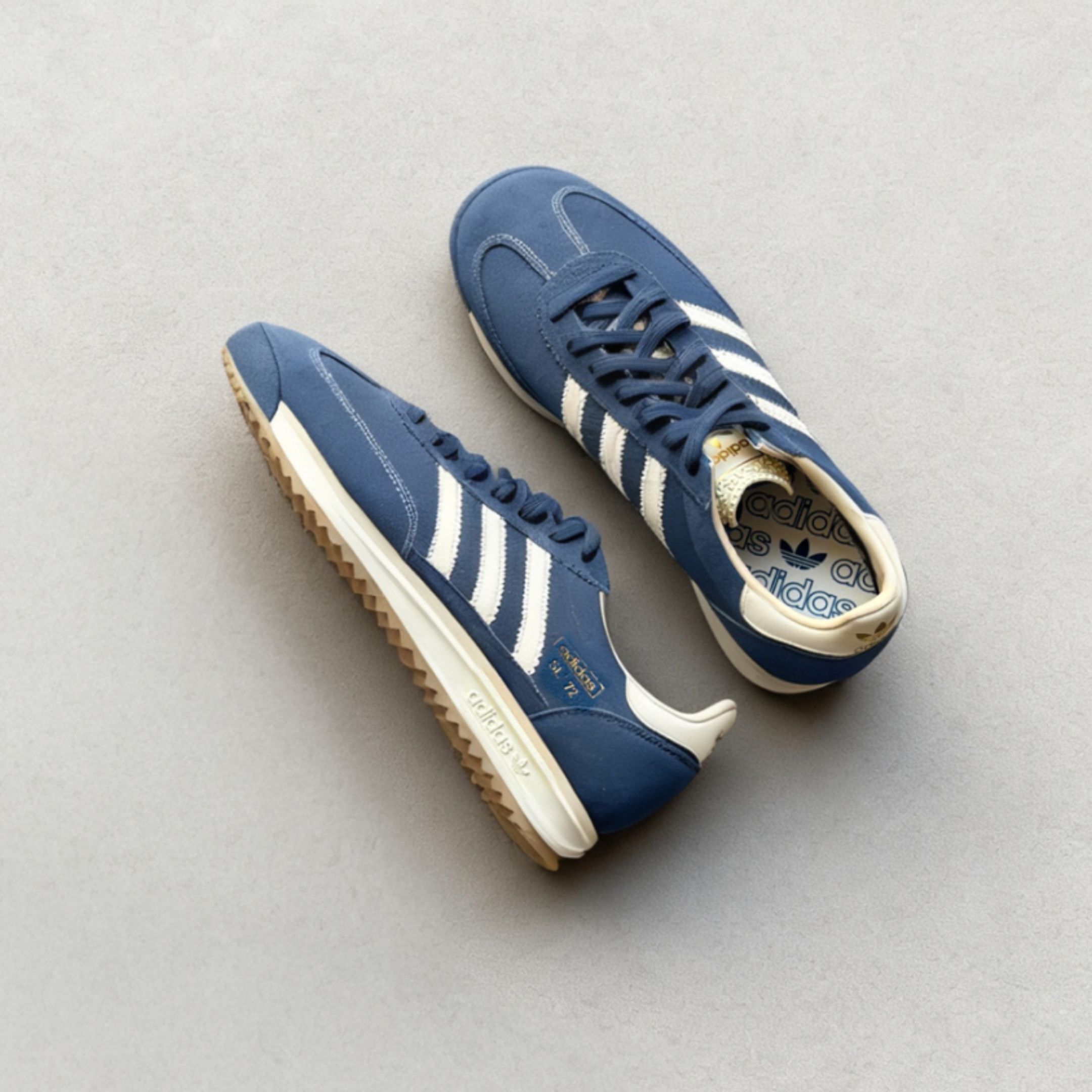 NICEDAY 代購 Adidas SL 72 Navy Blue 海軍藍 深藍 藍白 白藍 經典藍 復古 麂皮 慢跑 JQ9824