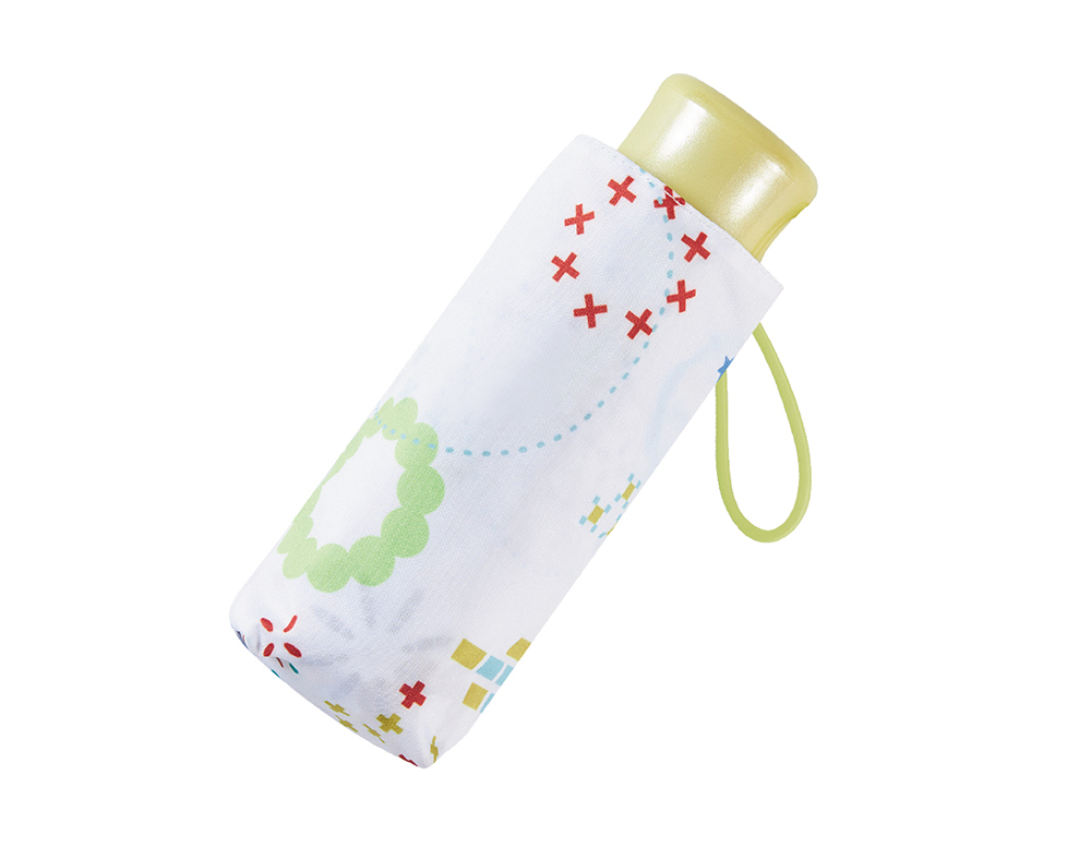 RAINSTORY繽紛幾何抗UV手開迷你口袋傘