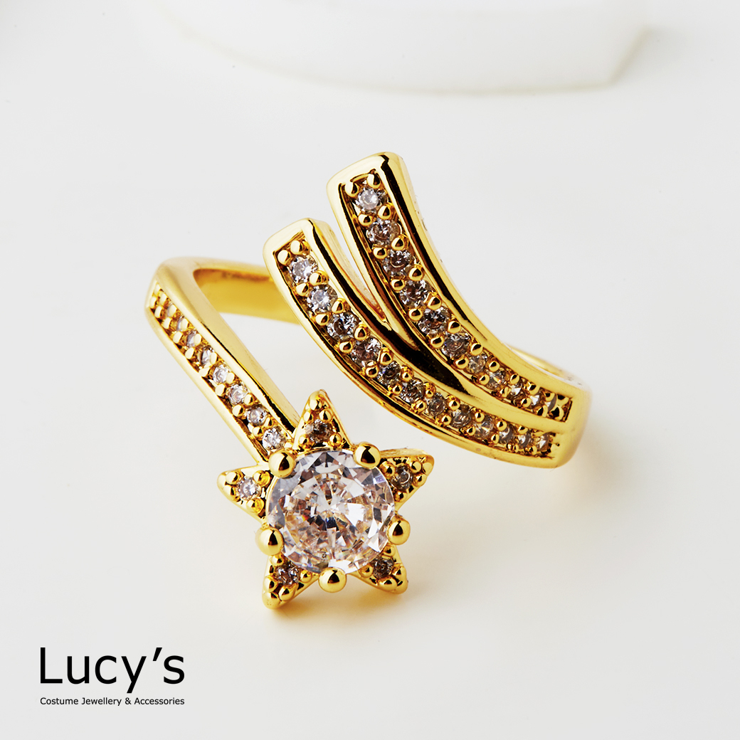 浪漫星痕 開口戒 (二色) (128427/128428)