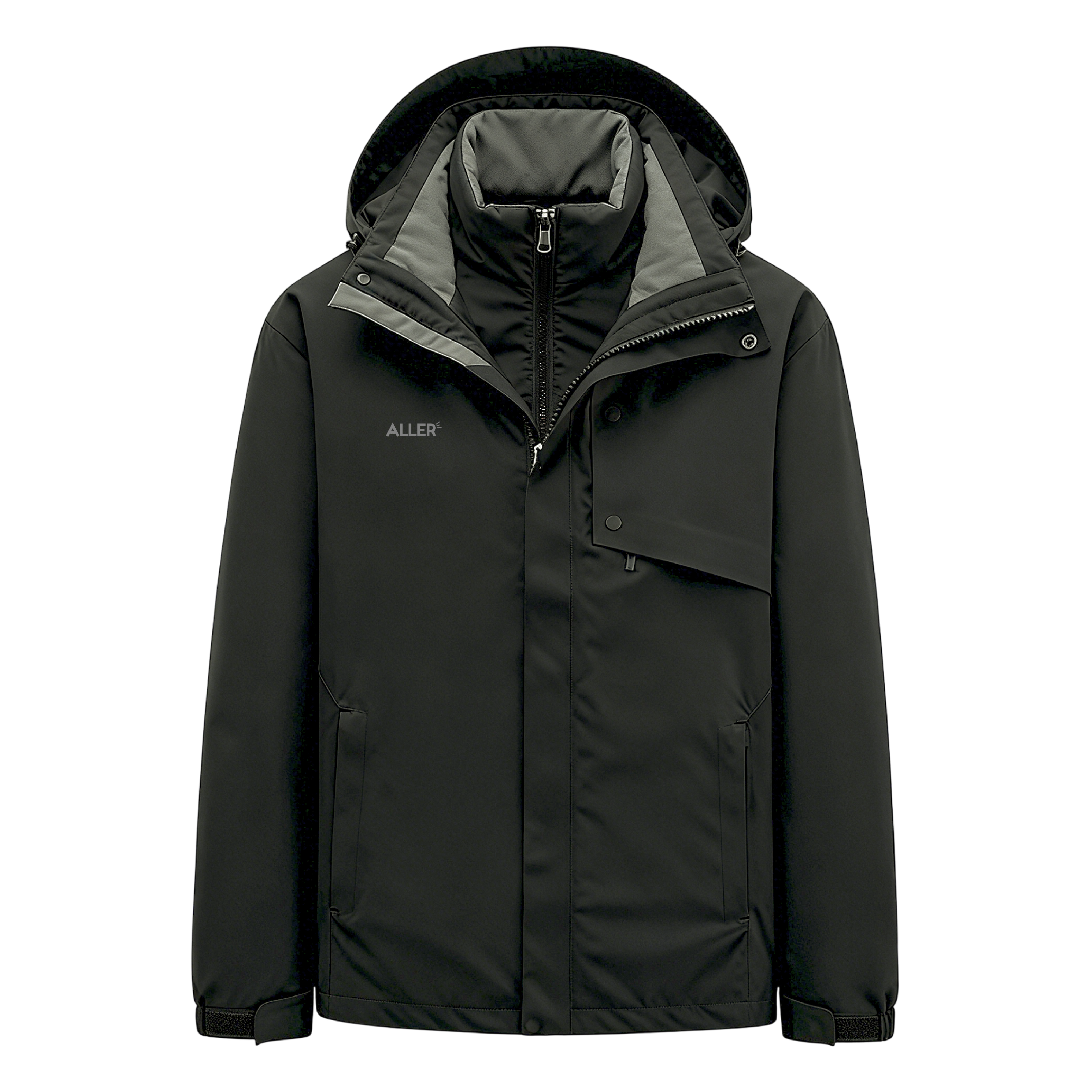 ALLER 防水防風羽絨二件式外套 男款 (4色) 03AL72233A
