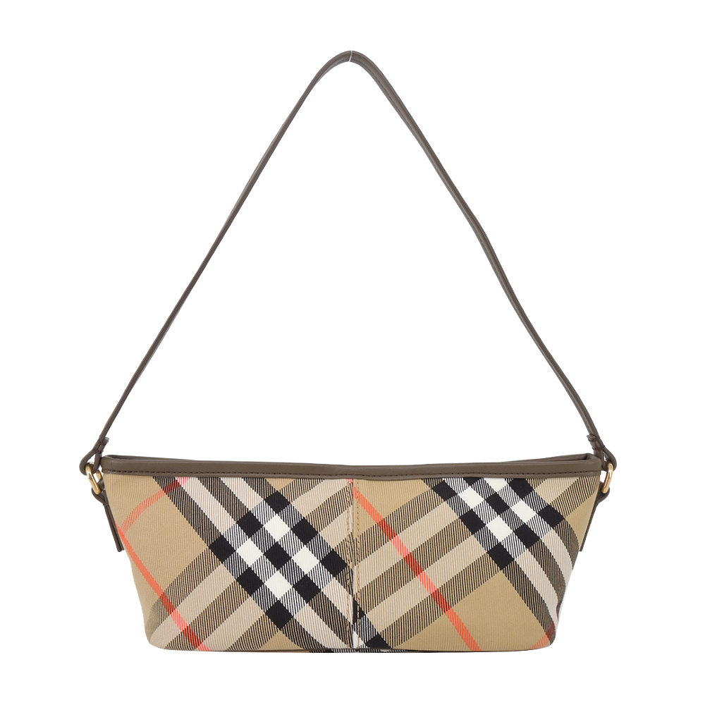 【JS’Maxx】BURBERRY 新款格紋迷你手提包(沙色)