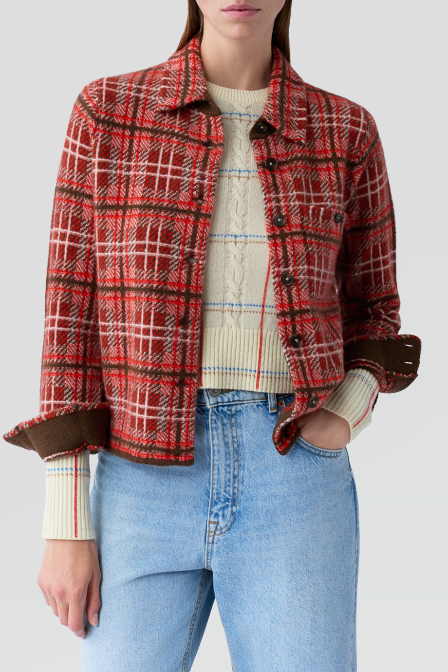 Guest in Residence｜DYLAN 格紋羊絨襯衫