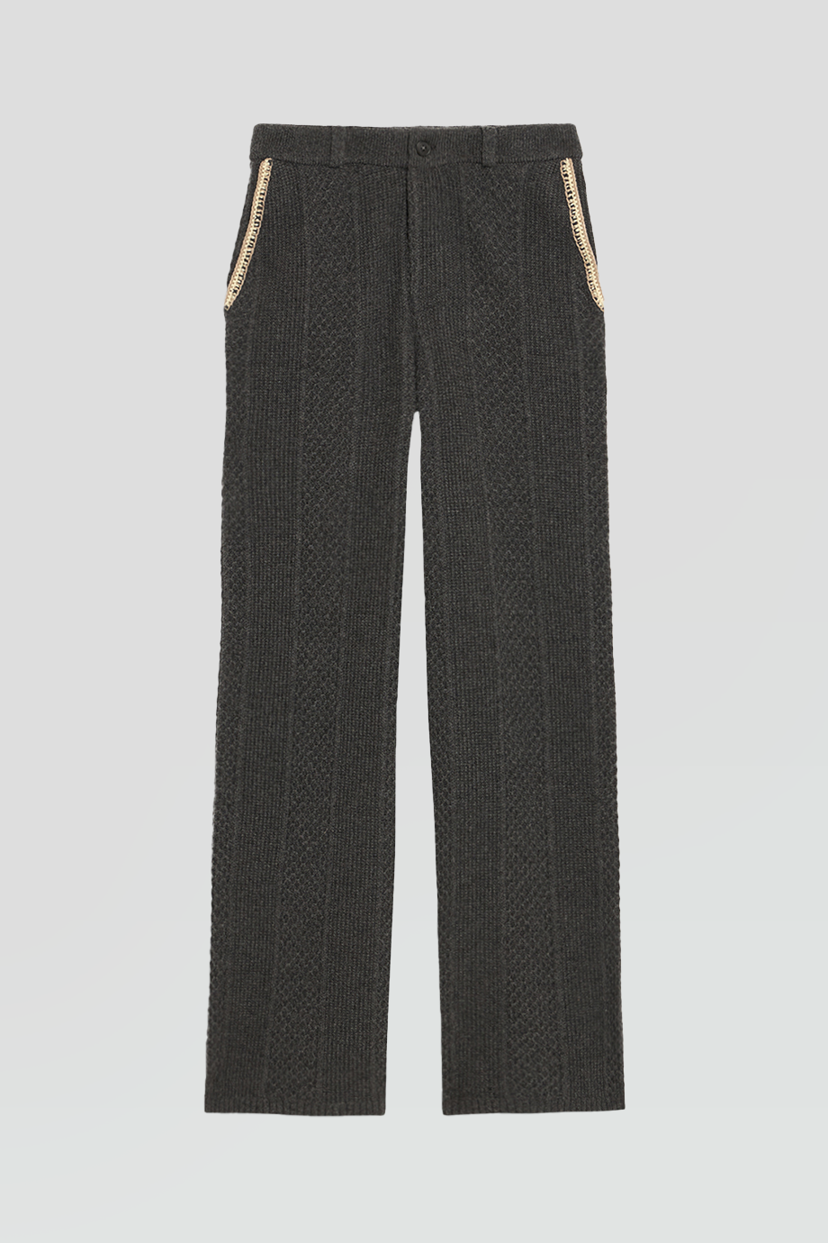 Guest in Residence｜TAILORED 羊絨混紡立體織紋長褲