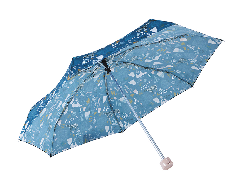 RAINSTORY白熊森林抗UV手開迷你口袋傘