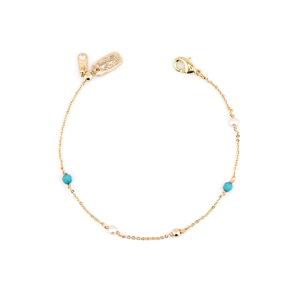 十二月誕生石 • 風信子 • 重生的愛 – 珍珠綠松石 – 手鍊