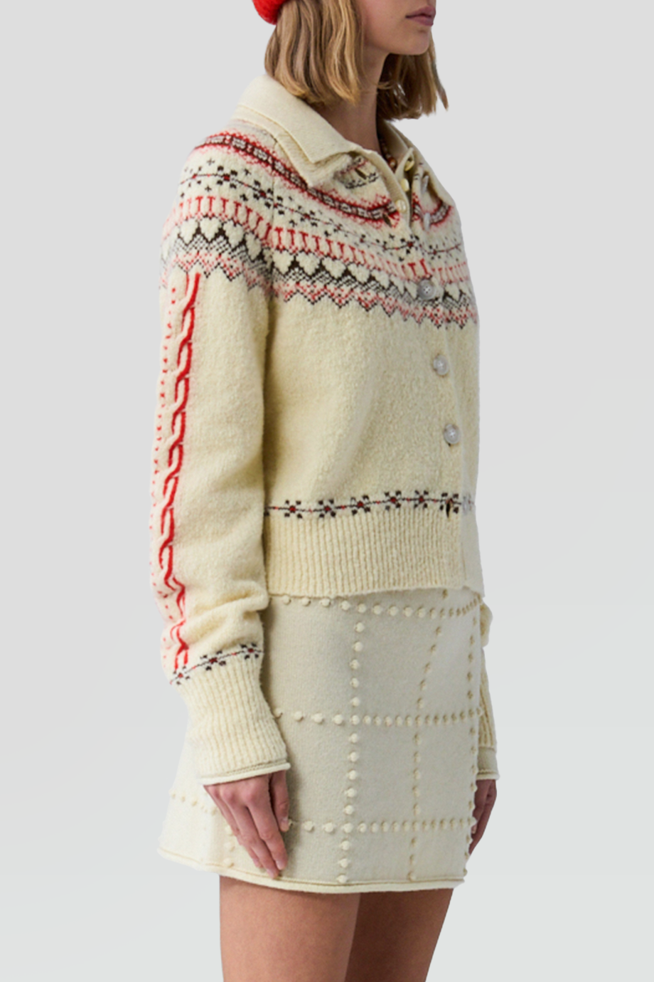 Guest in Residence｜CLOUD 翻領羊絨混紡針織外套