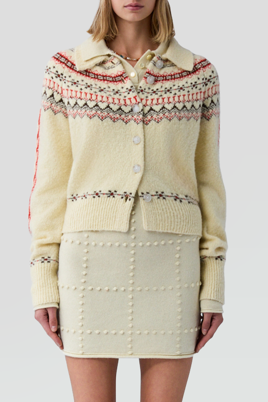 Guest in Residence｜CLOUD 翻領羊絨混紡針織外套