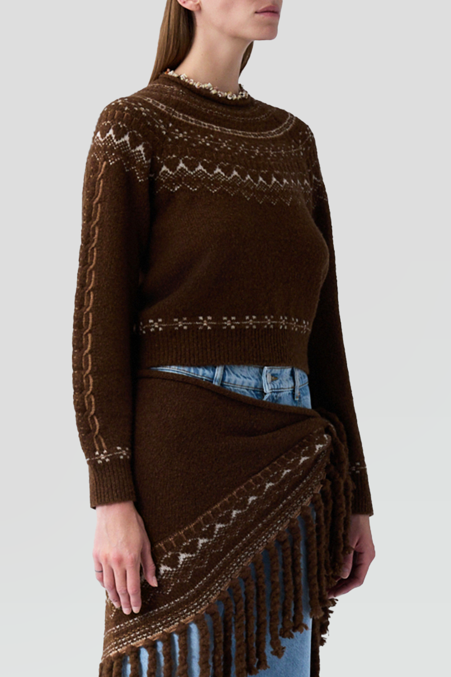 Guest in Residence｜CLOUD 圓領羊絨混紡針織毛衣