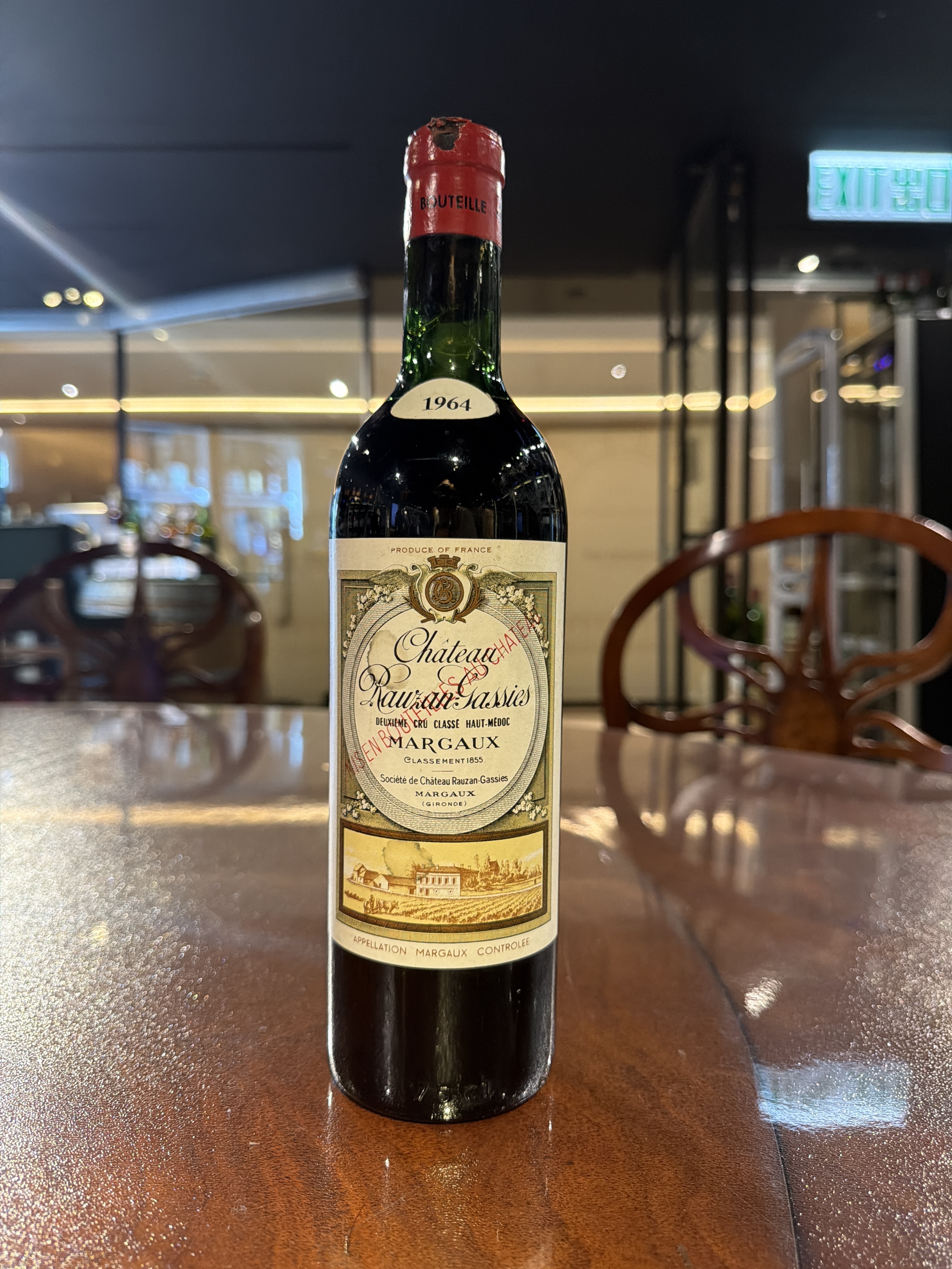 Chateau Rauzan Gassies (1964) (750ml)
