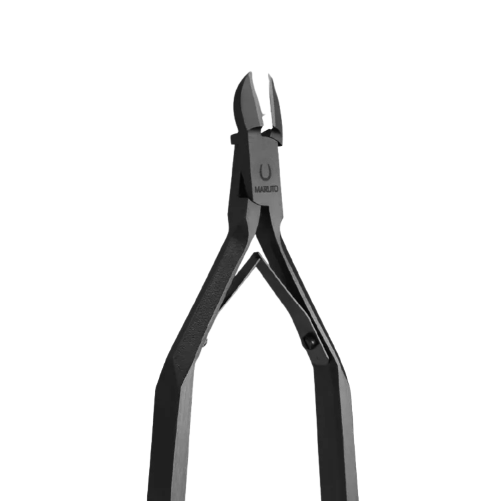 【限量特製色】MARUTO 水晶形美甲鉗 厚甲修剪款（玫瑰金／沉靜黑）