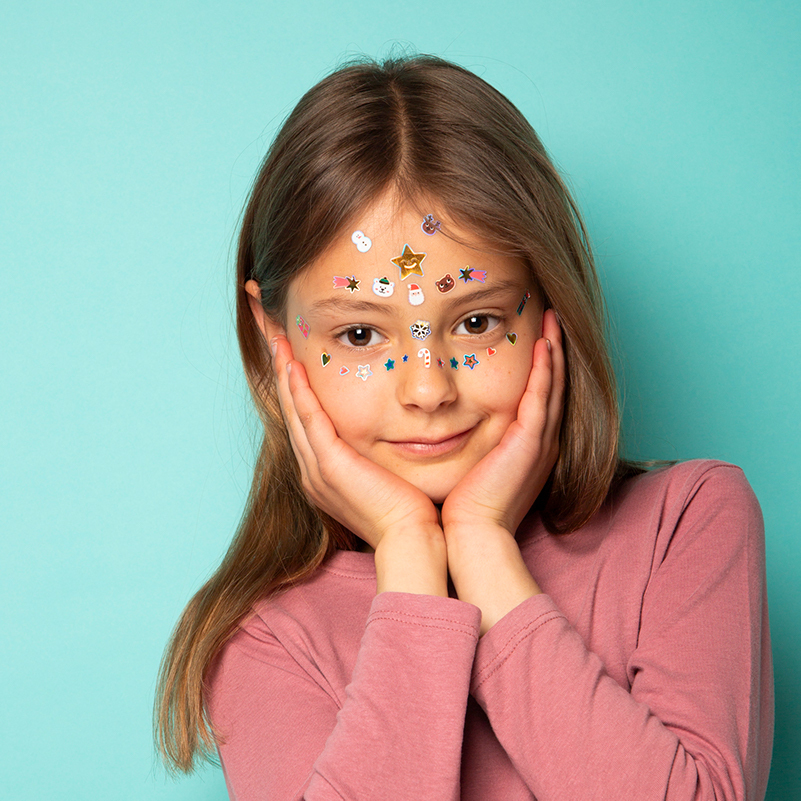 OMY 臉部貼紙-聖誕派對