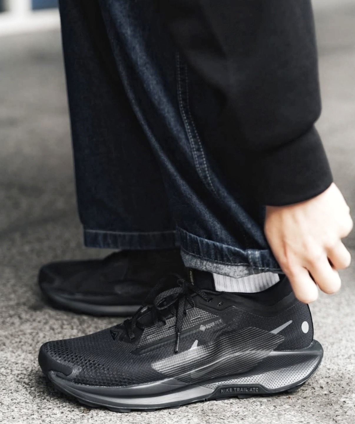 男鞋 NIKE PEGASUS TRAIL 5 GTX GORE-TEX 黑色 防水 反光 緩震 跑步 運動鞋【FQ0908-002】