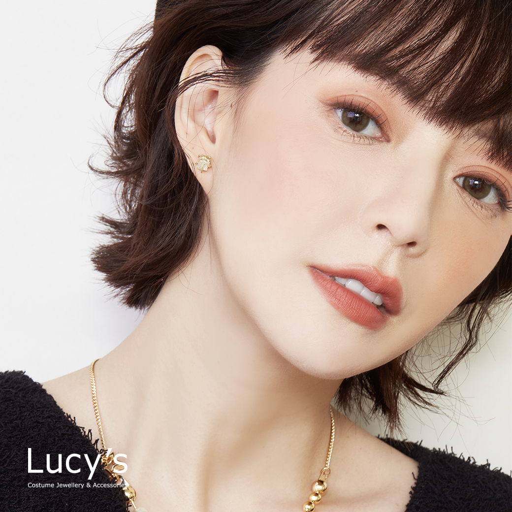 麋鹿禮物 耳環 (二色) (128407/128408)