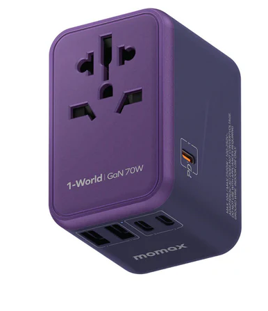 MOMAX | 70W GaN 方便式旅行插座 UA8A