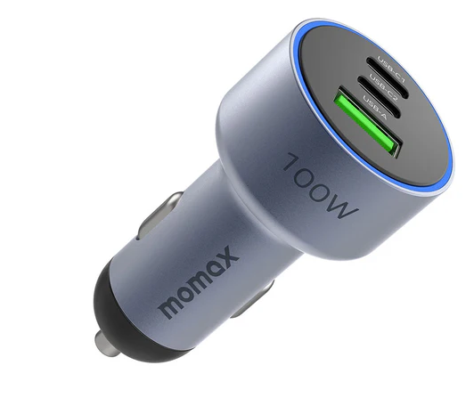 MOMAX | MoVe 100W 三重快充車載充電器 UC17