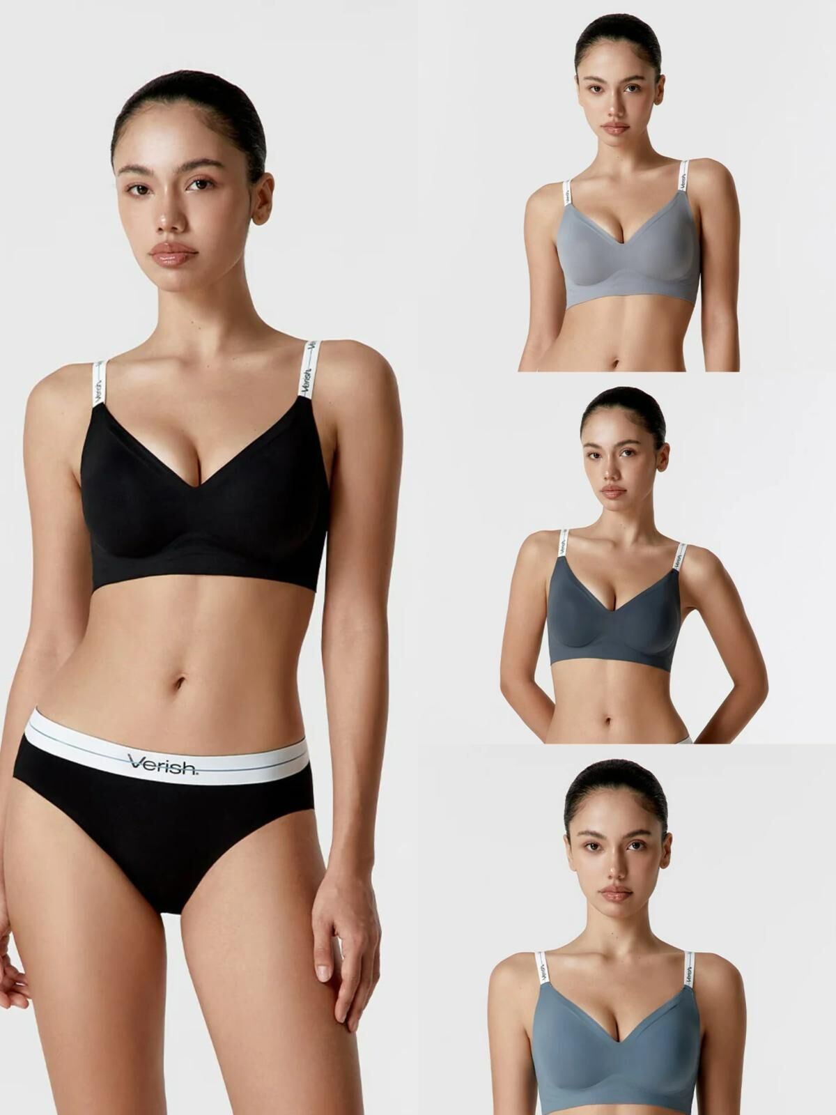【直播】Verish LL112511 Cool-Fit 輕量豐胸無鋼圈內衣(LOGO 款)