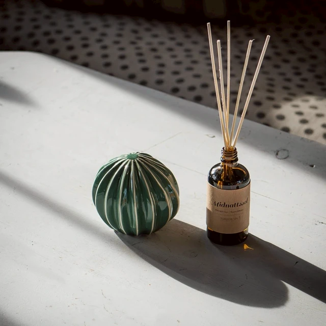 Torplyktan-solstickan,擴香-融冰,咖啡豆、佛手柑、黑胡椒、肉豆蔻、茉莉、香根草