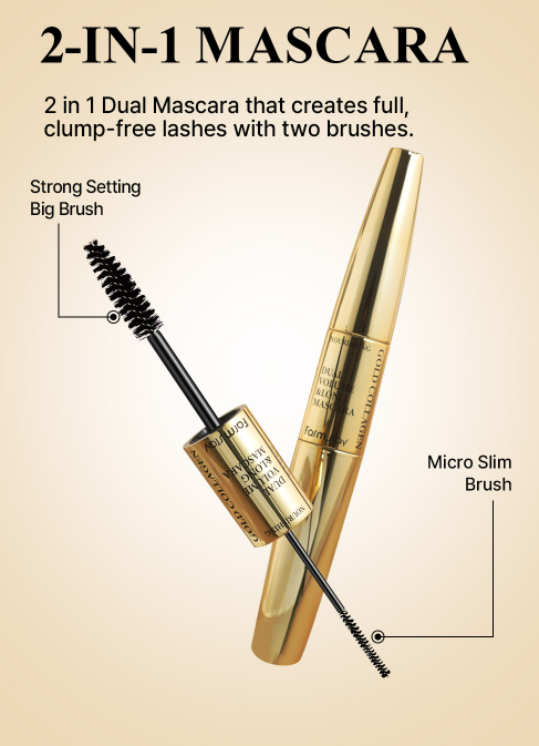 Farm stay Gold Collagen Nourishing Dual Volume & Long Mascara