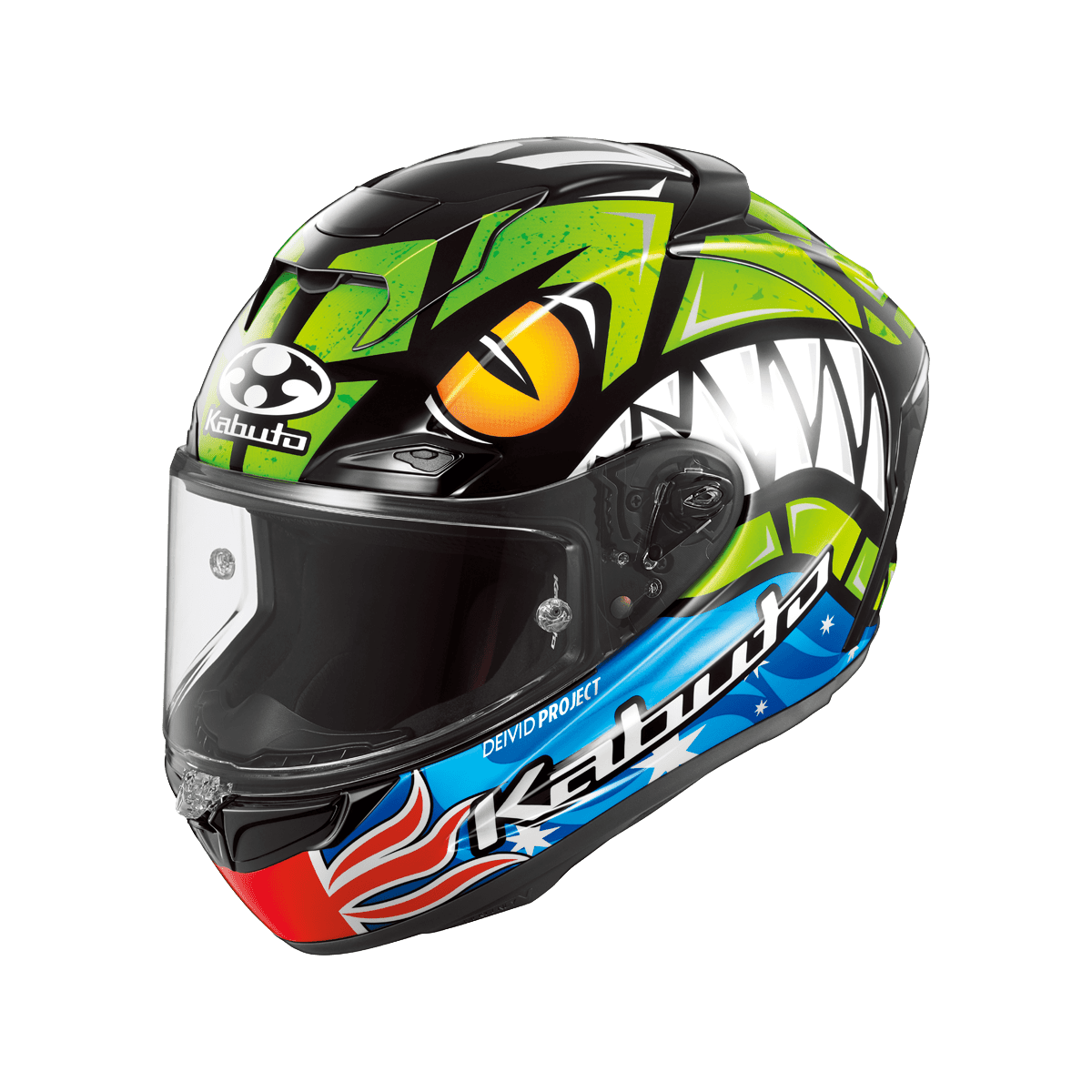 KABUTO F-17 Remy Gardner 選手彩繪 頂級帽款 賽道帽款