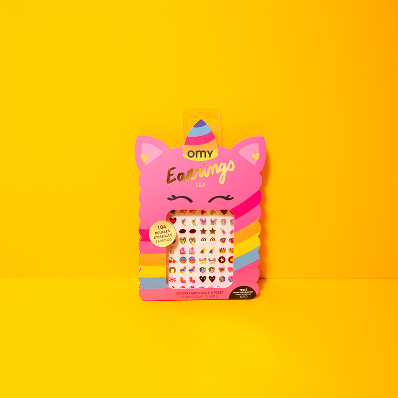 OMY 耳環貼-奇幻獨角獸