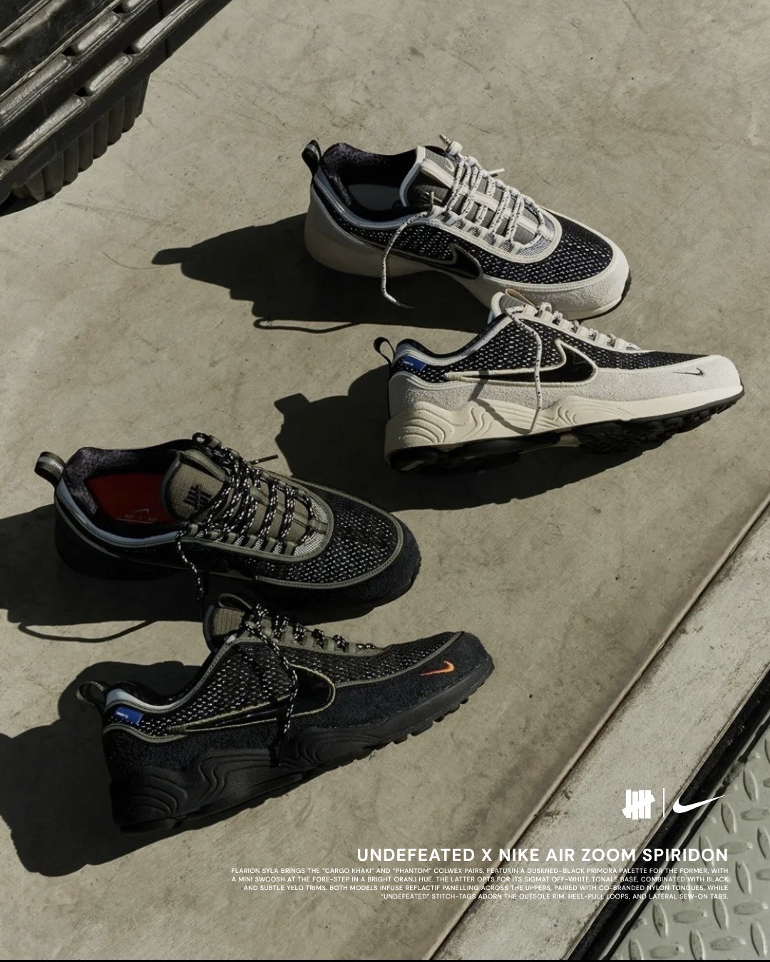 【逢甲 FUZZY】Undefeated x Air Zoom Spiridon "Phantom" HV4847-001 HV4847-300