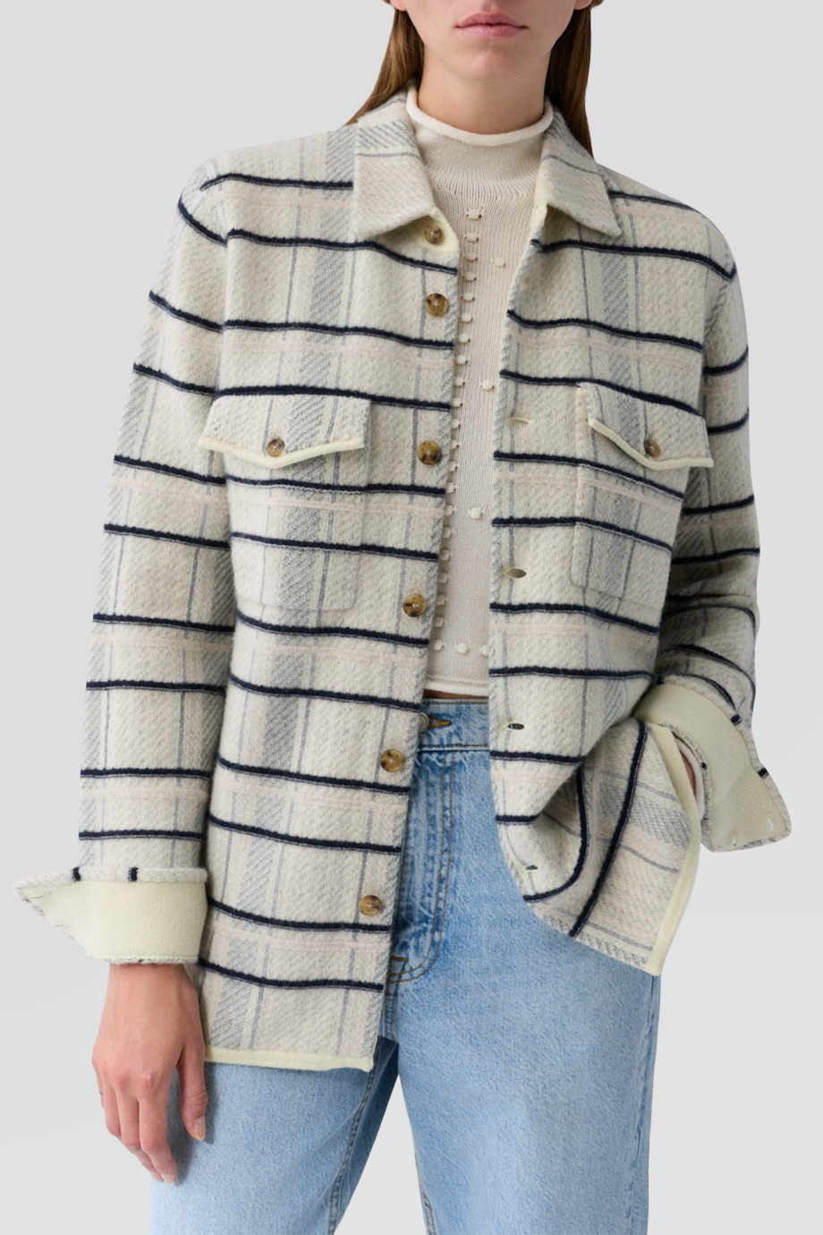 Guest in Residence｜PLAID 格紋羊絨襯衫