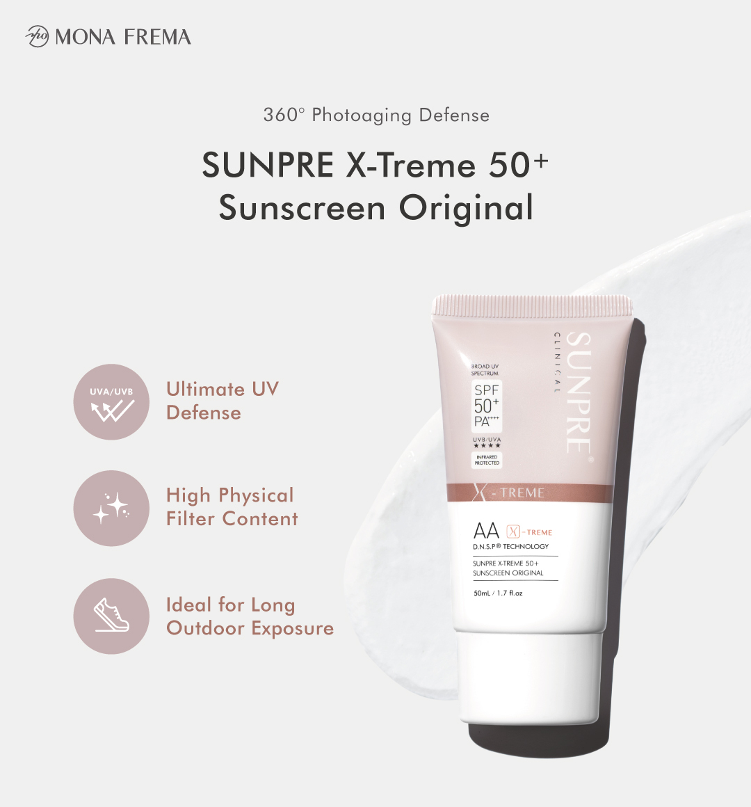 SUNPRE X-Treme 50+ Sunscreen Original 50ML
