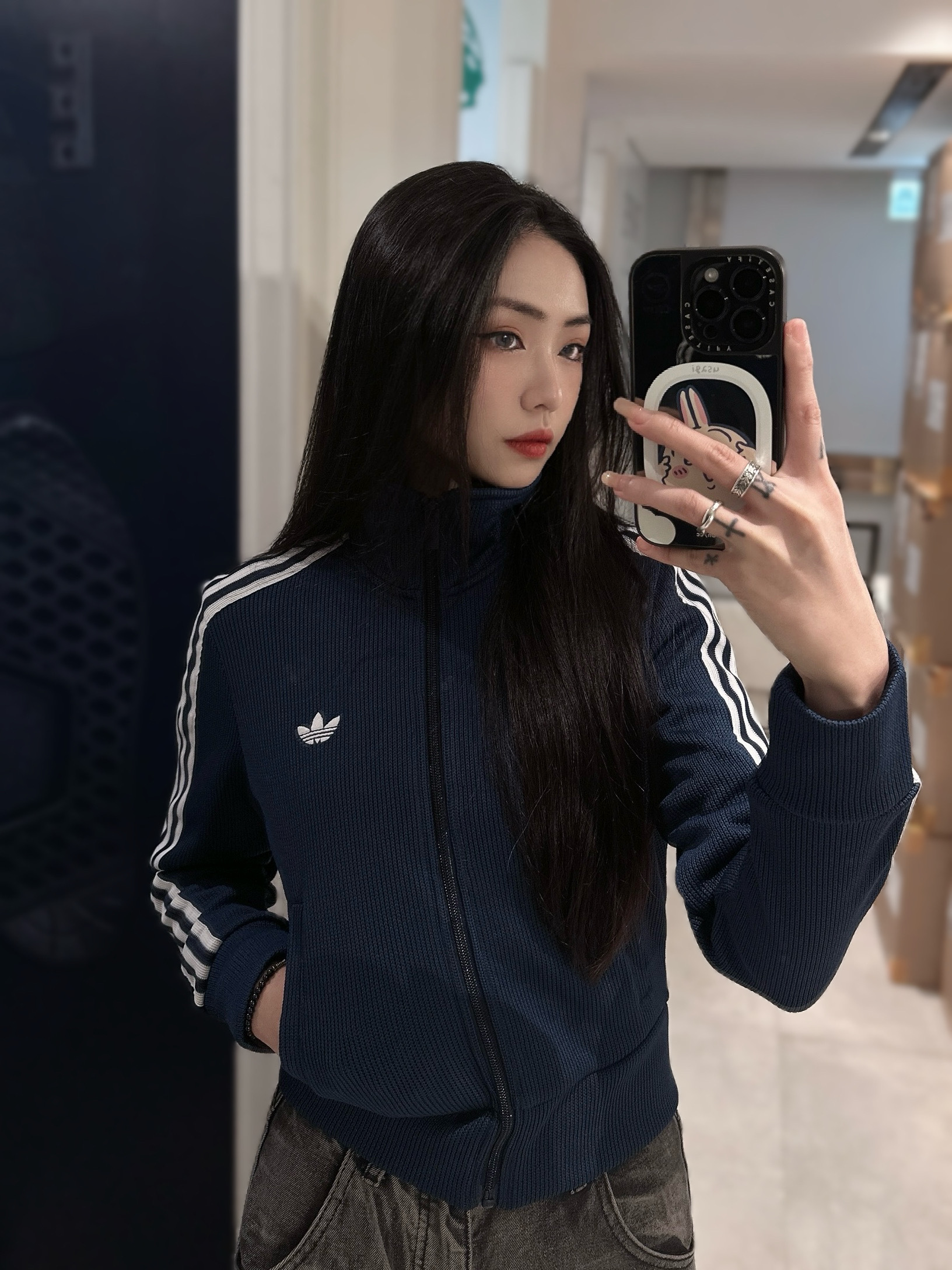 ADIDAS ORIGINALS 短版運動外套