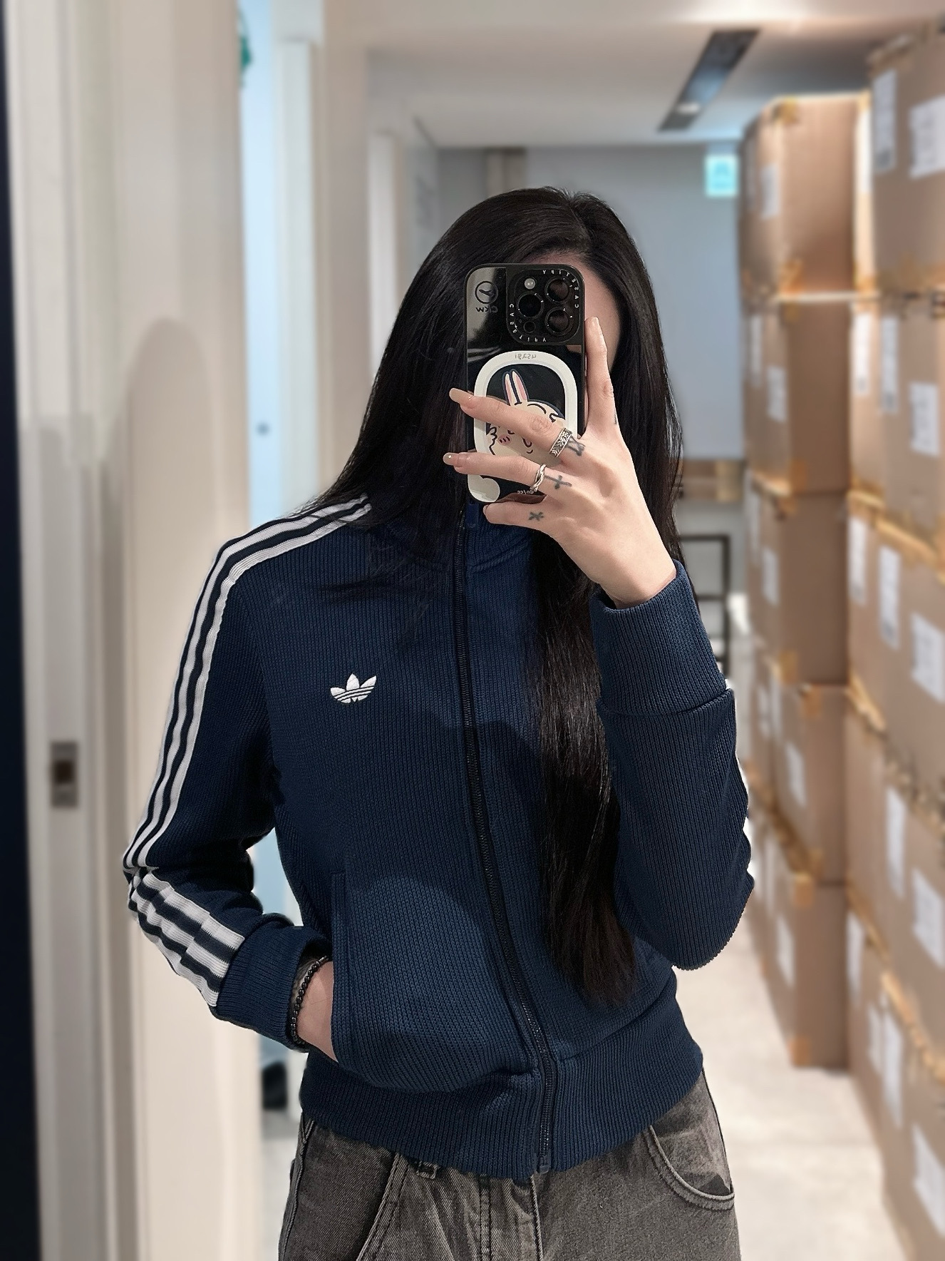 ADIDAS ORIGINALS 短版運動外套