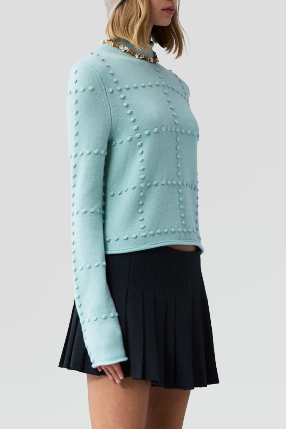 Guest in Residence｜POPCORN 高領爆米花羊絨上衣