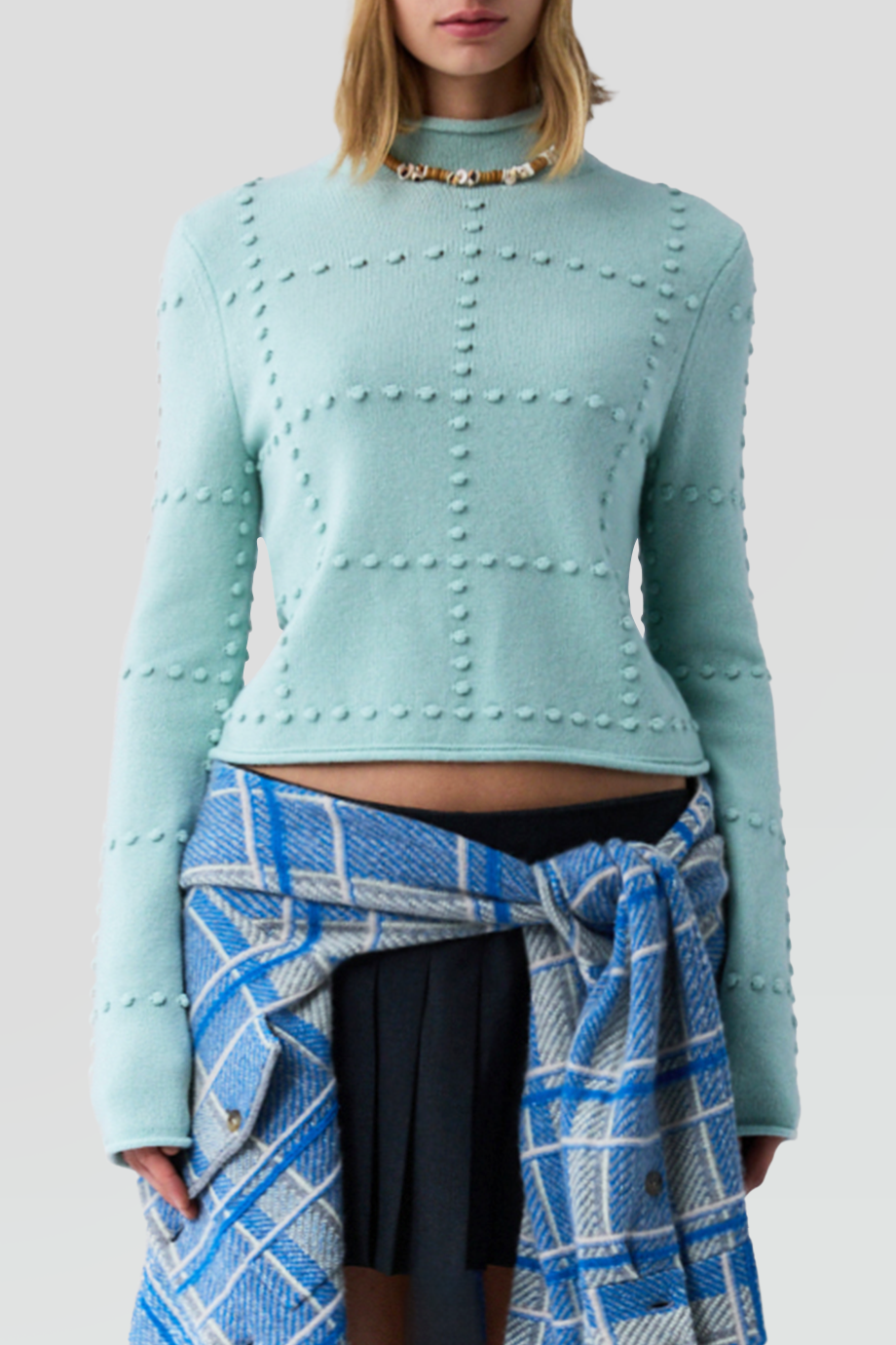 Guest in Residence｜POPCORN 高領爆米花羊絨上衣