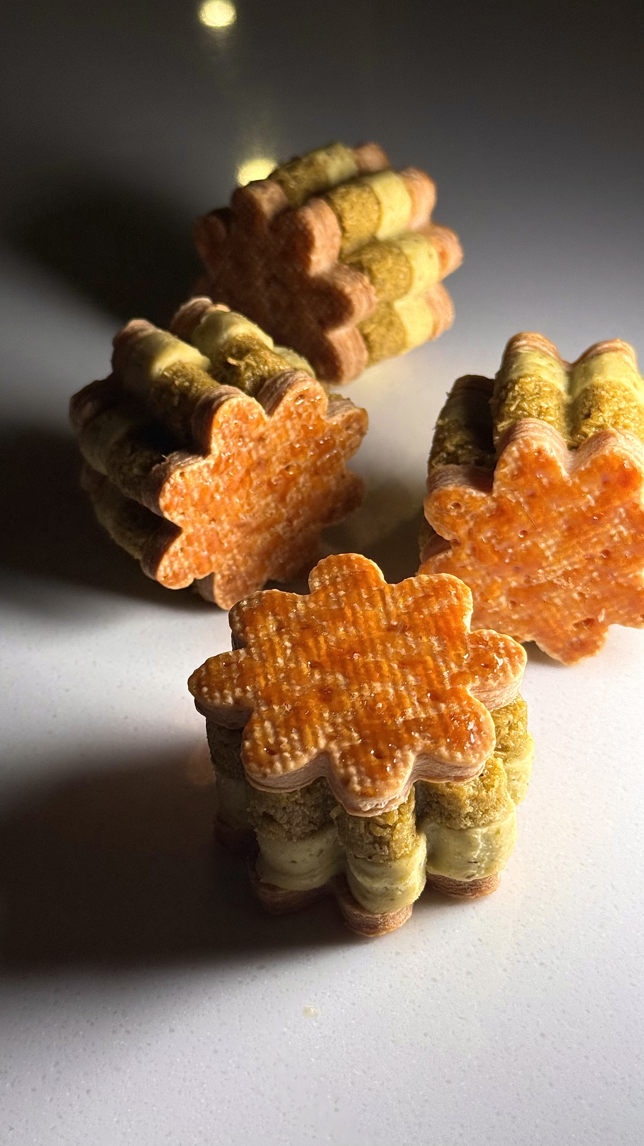 杜拜開心果厚餡小花酥『4入盒裝』