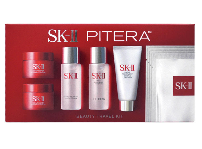 SK-II 體驗中樣九件套 旅行便携套盒（滋潤面霜15ML*2+清瑩露30ML+神仙水30ML+潔面20G+面膜4片）