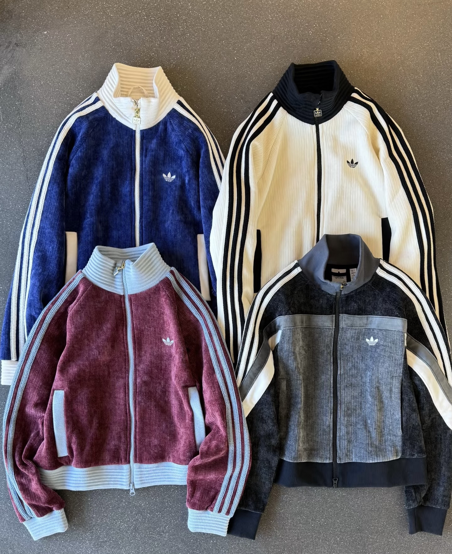 代購-Adidas Originals RETRO SPORTS DROP復古絲絨 立領 短版外套