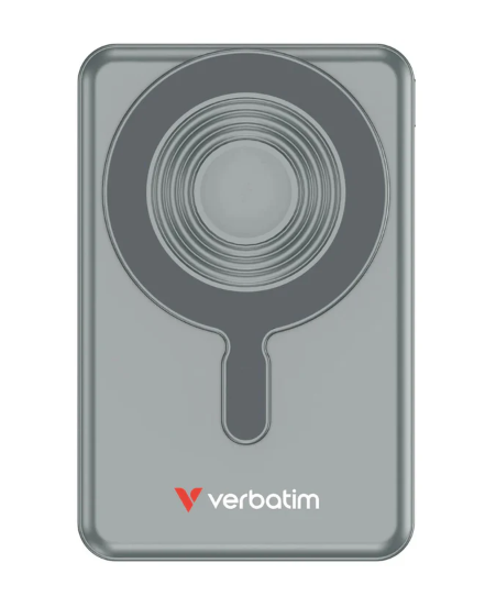 【3C認證】Verbatim | 五合一 Charge 'n' Go 10000mAh 顯示屏磁吸行動電源