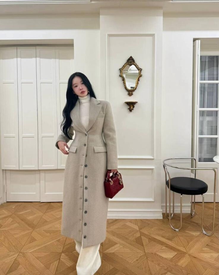 HS11 羊毛15% S: 胸36 腰31 Hip 35 長49.5 M: 胸37 腰32 Hip 36 長50 $1299