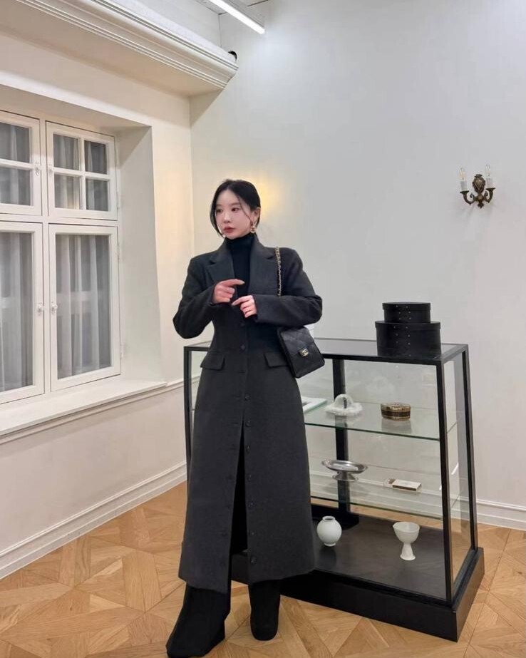 HS11 羊毛15% S: 胸36 腰31 Hip 35 長49.5 M: 胸37 腰32 Hip 36 長50 $1299