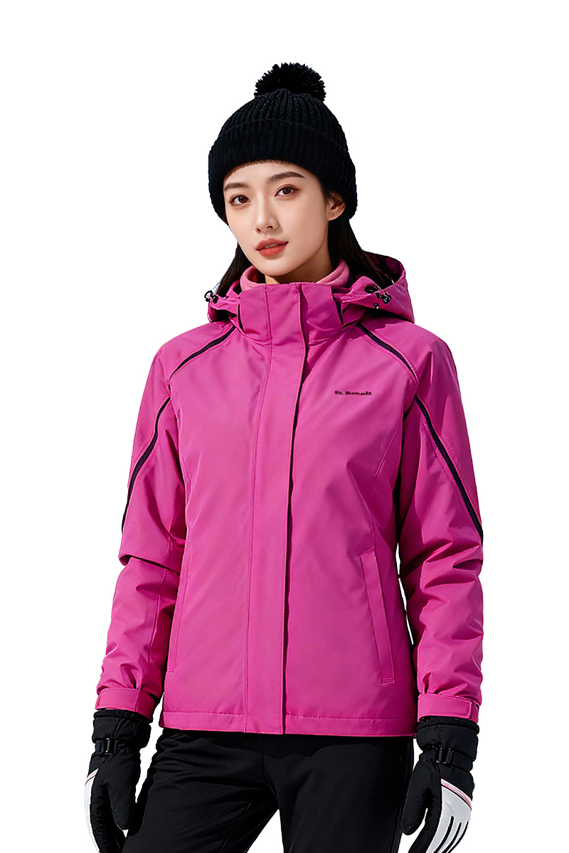 三合一抓絨衝鋒衣｜女款 FW2010 (防風、防水、保暖、透氣、外套)