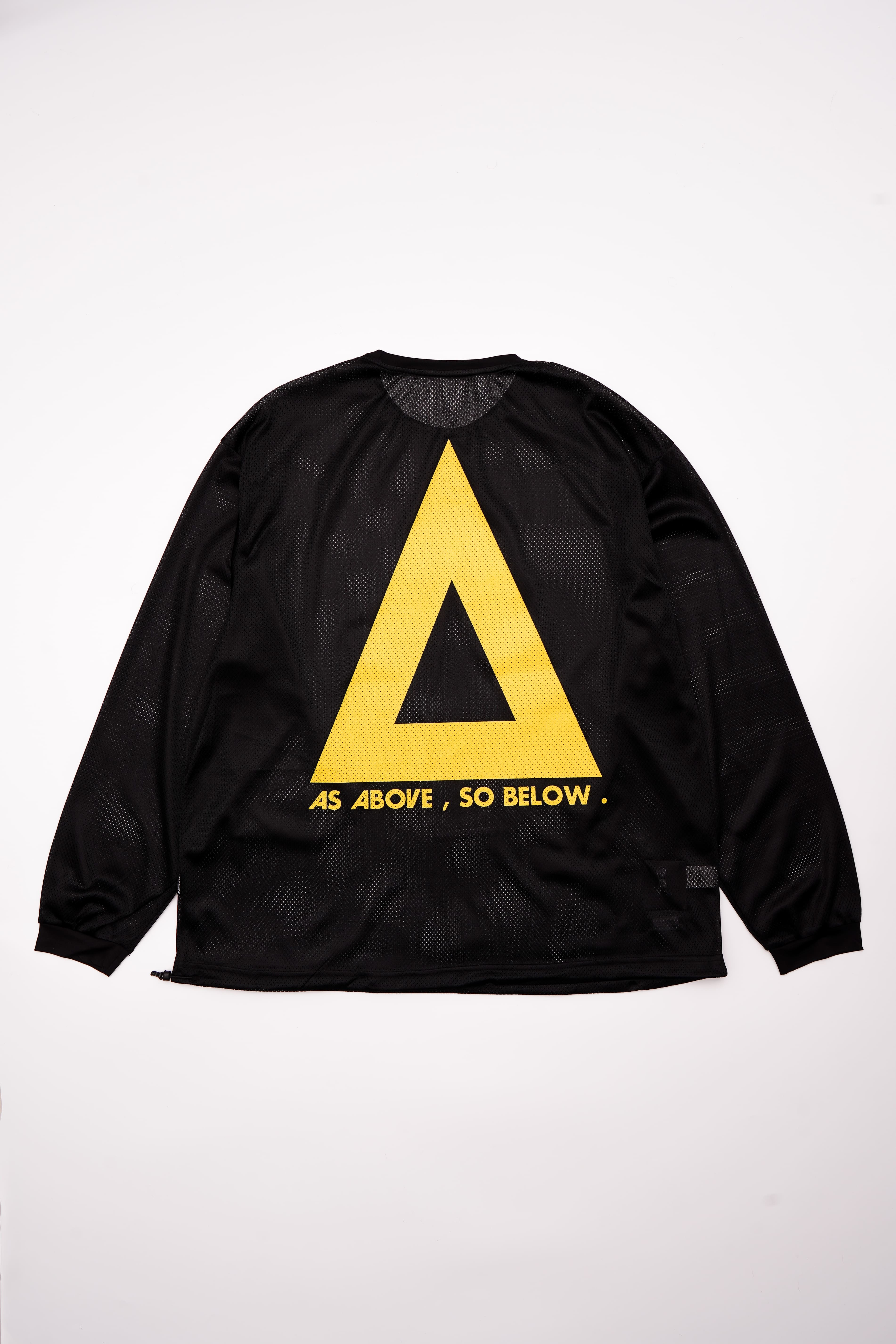 ANCIENTS TECHNICAL LONG SLEEVE TEE AS25TYLS01 BLACK YELLOW