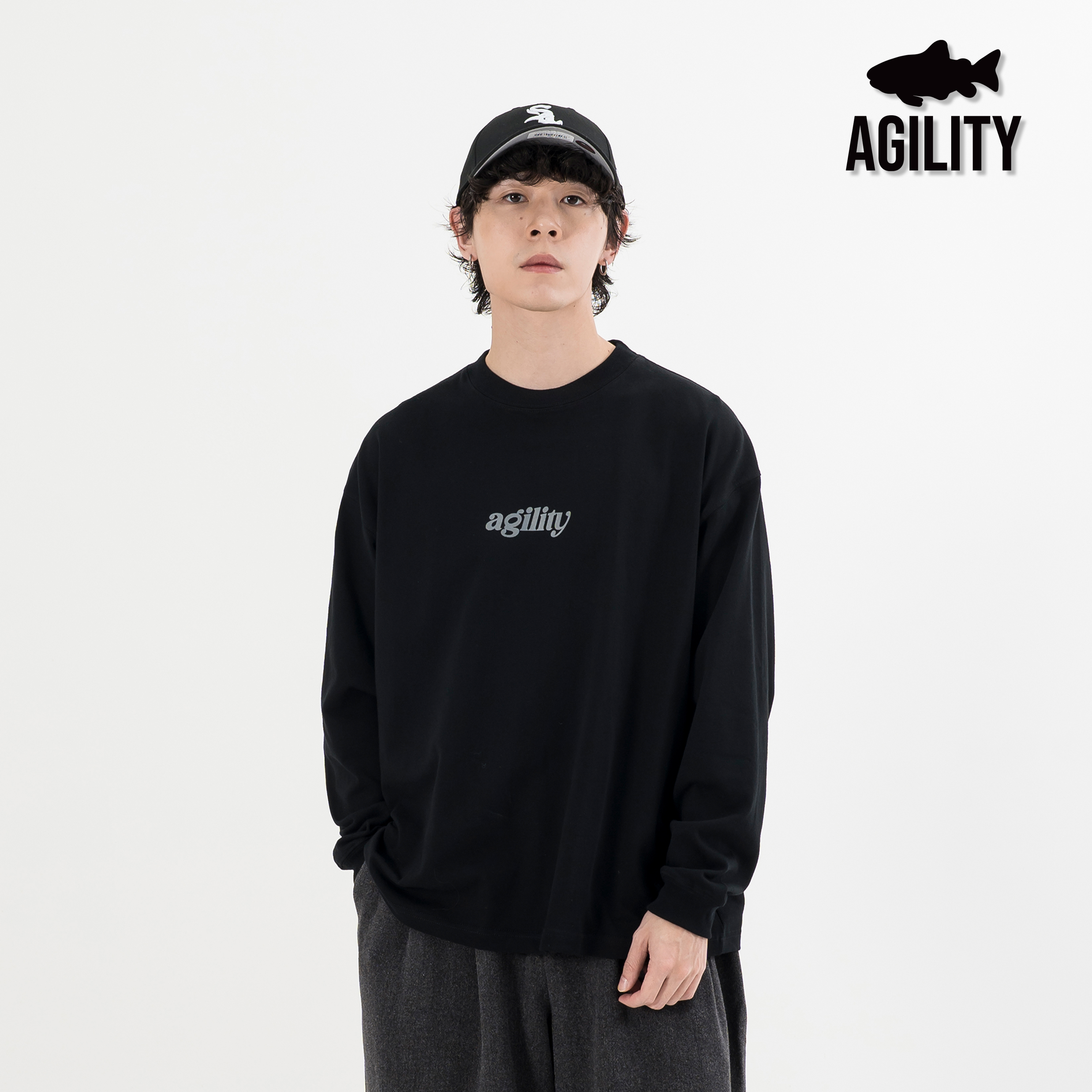AGILITY Image Heavy LS Tee / SYAKEMARU 鮭魚丸 長袖Tee [RS8-SM]