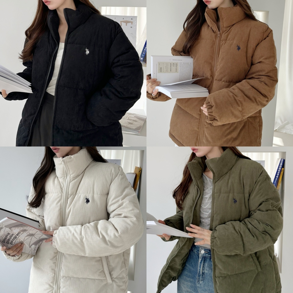 預購┃U.S. POLO ASSN. 刺繡 燈芯絨 保暖 寬鬆 外套