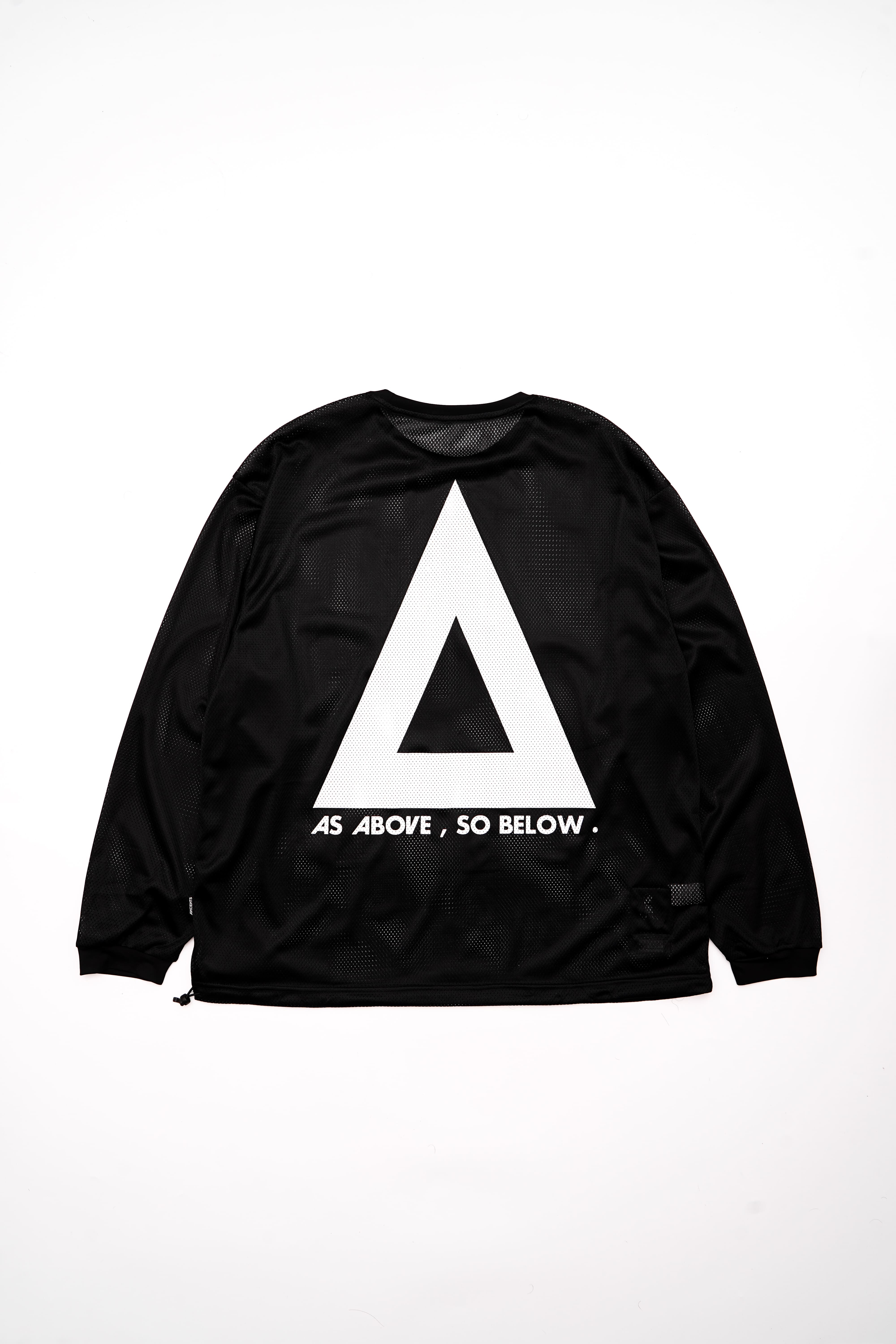 ANCIENTS TECHNICAL LONG SLEEVE TEE AS25TYLS01 BLACK WHITE