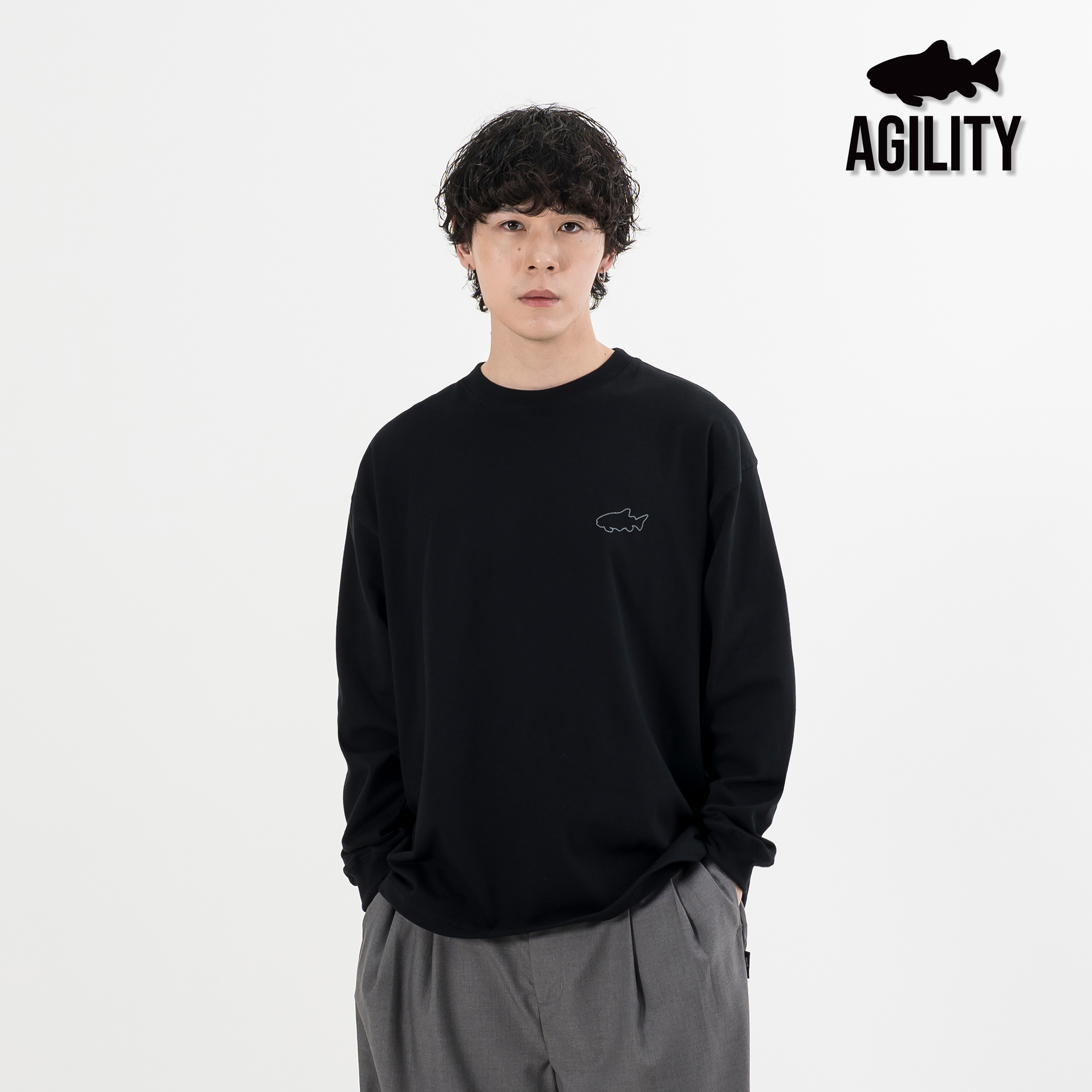 AGILITY Image Heavy LS Tee / Wonderful Life 標語 長袖Tee [RS8-WL]