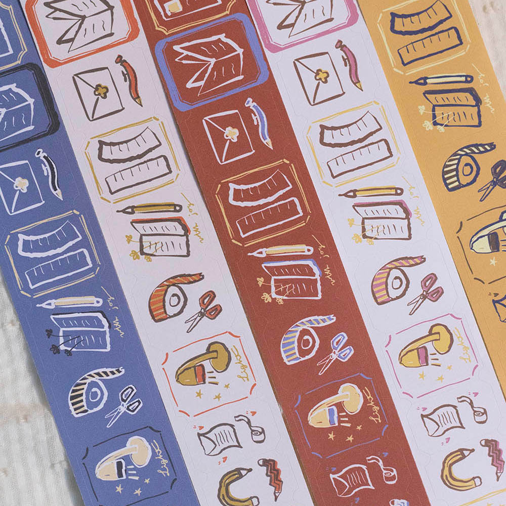 樂意Loi x 什物．文具集 3cm割型模造紙膠帶 <整捲/分裝>