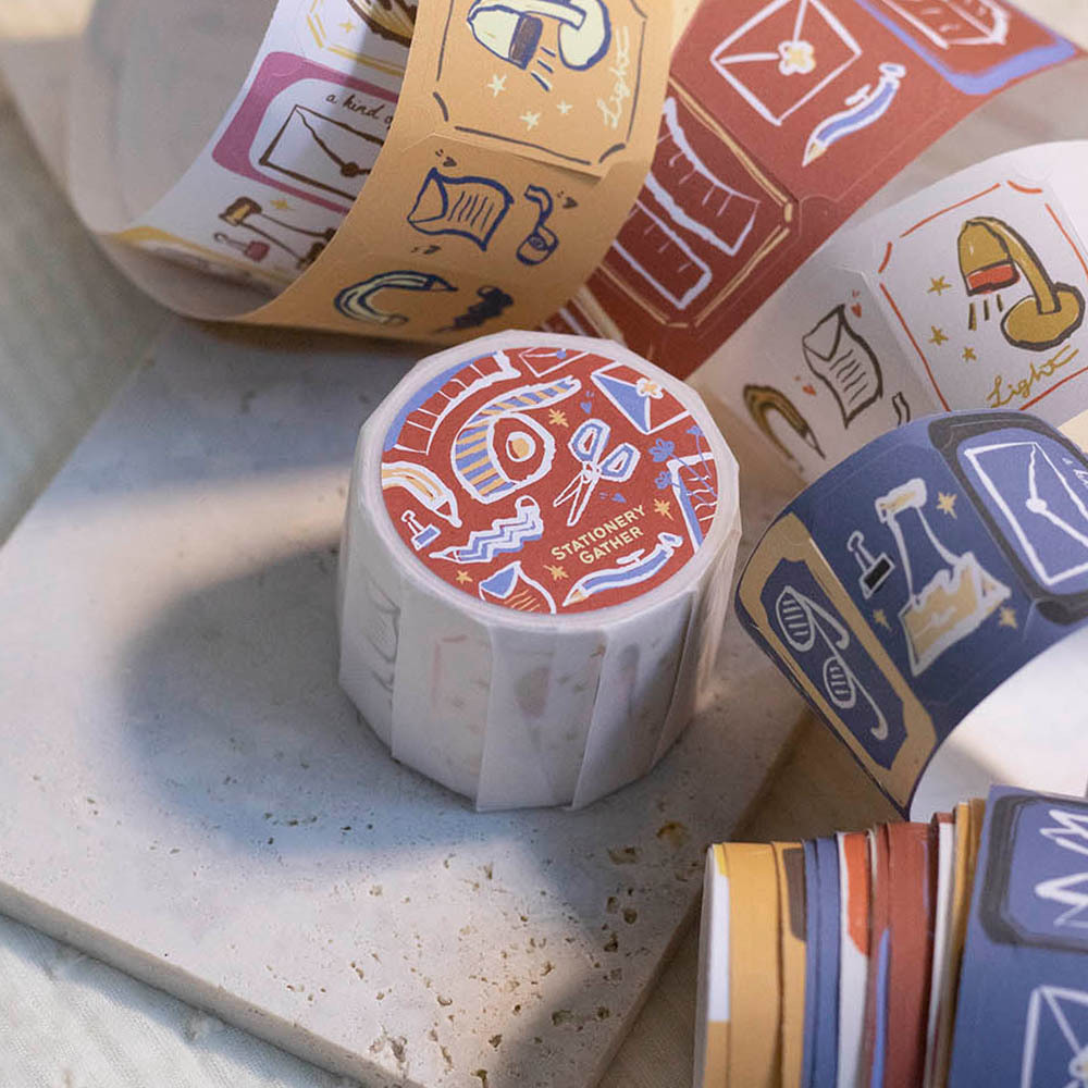 樂意Loi x 什物．文具集 3cm割型模造紙膠帶 <整捲/分裝>