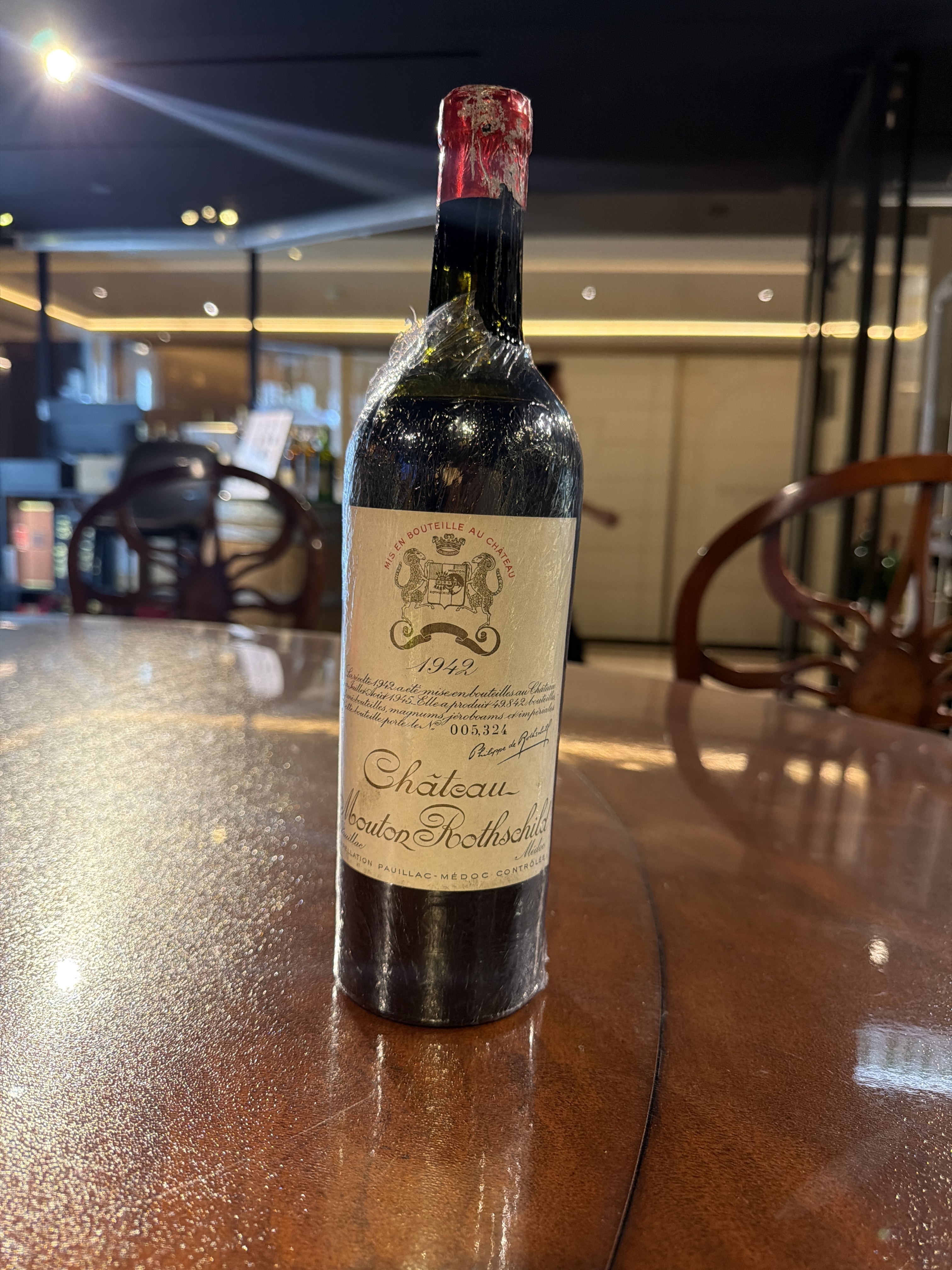 Chateau Mouton Rothschild (1942) (750ml)