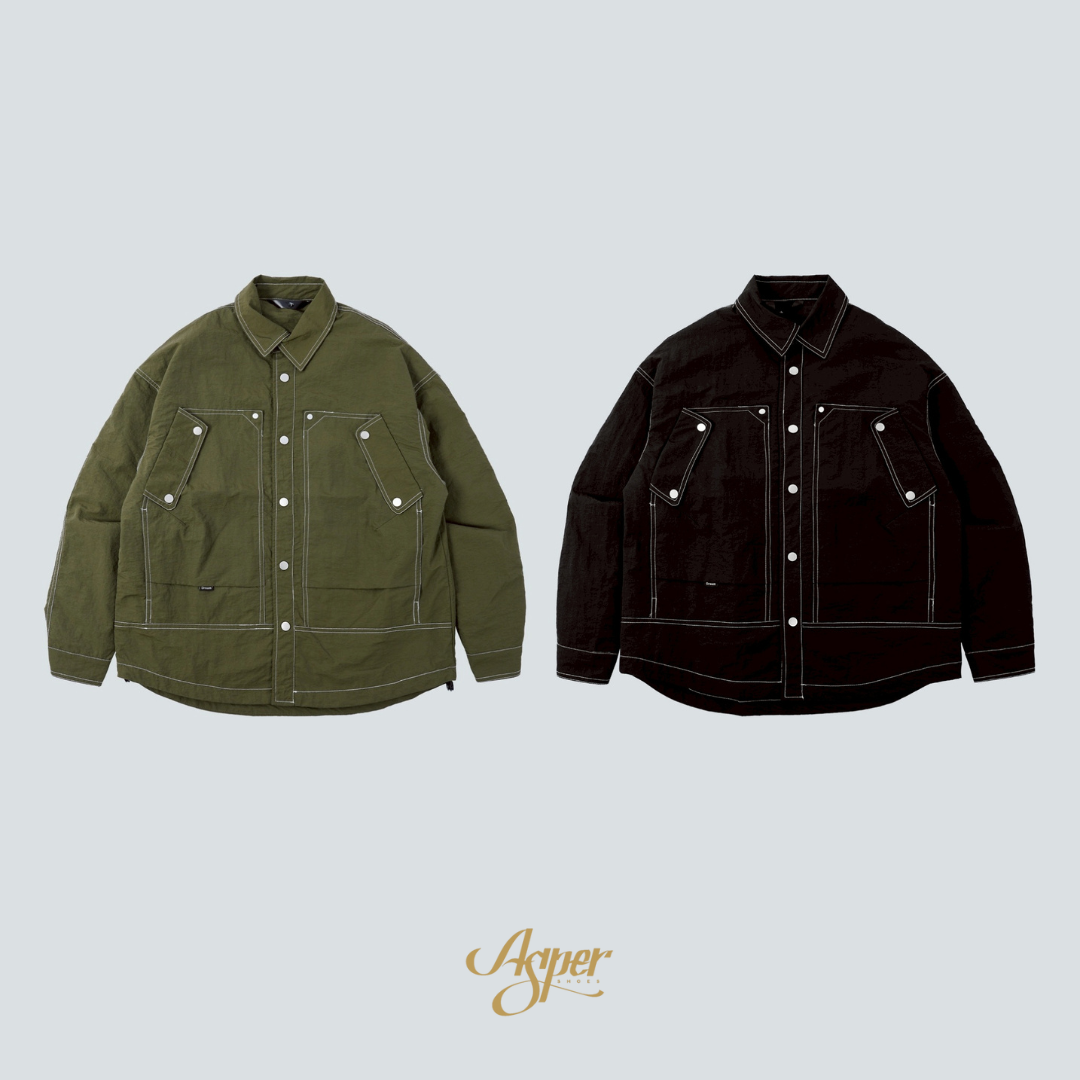 SBG 撞色車線立體口袋夾克 V0006