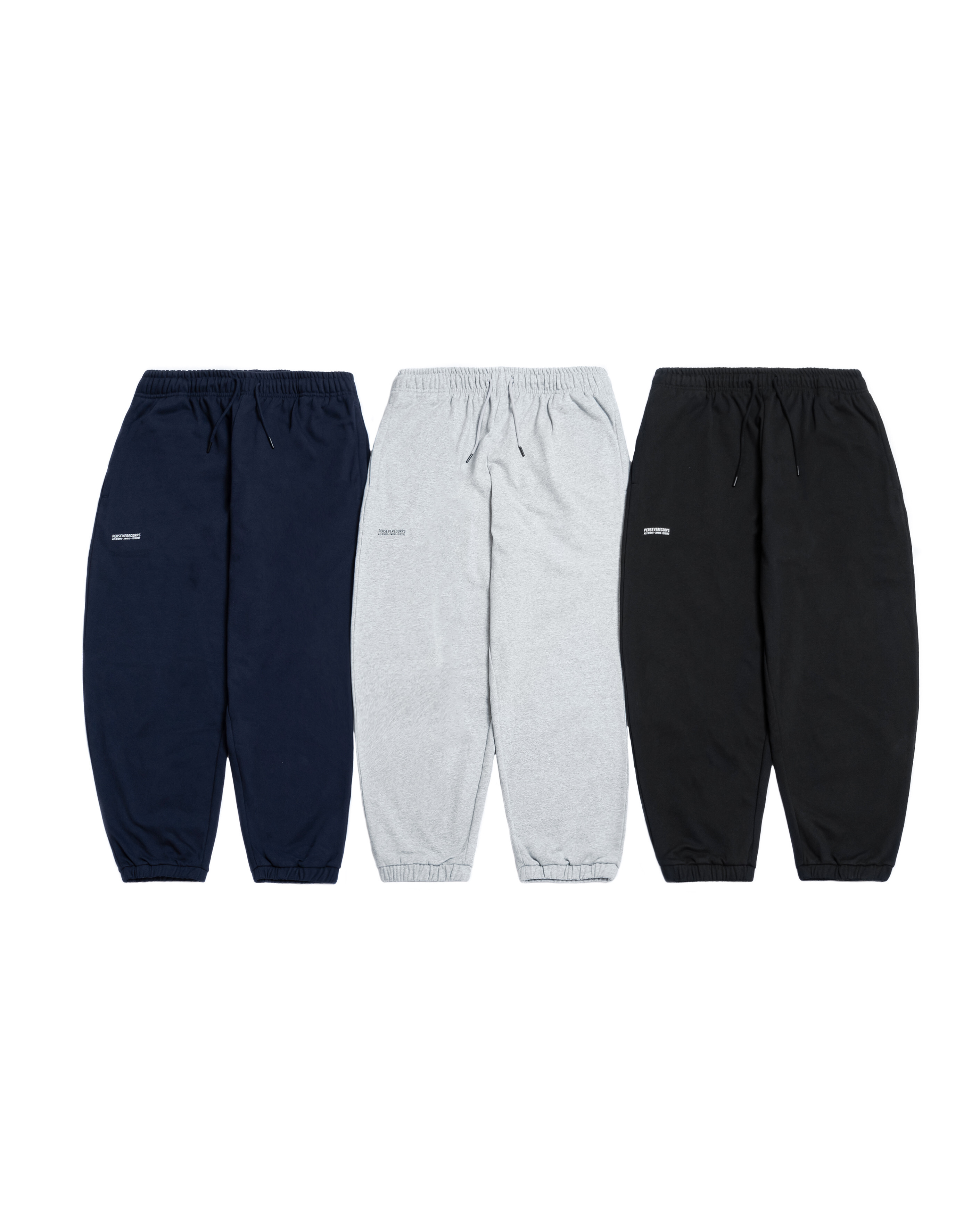 PERSEVERE HEAVYWEIGHT COTTON SWEATPANTS 秋冬高磅數棉質縮口長褲
