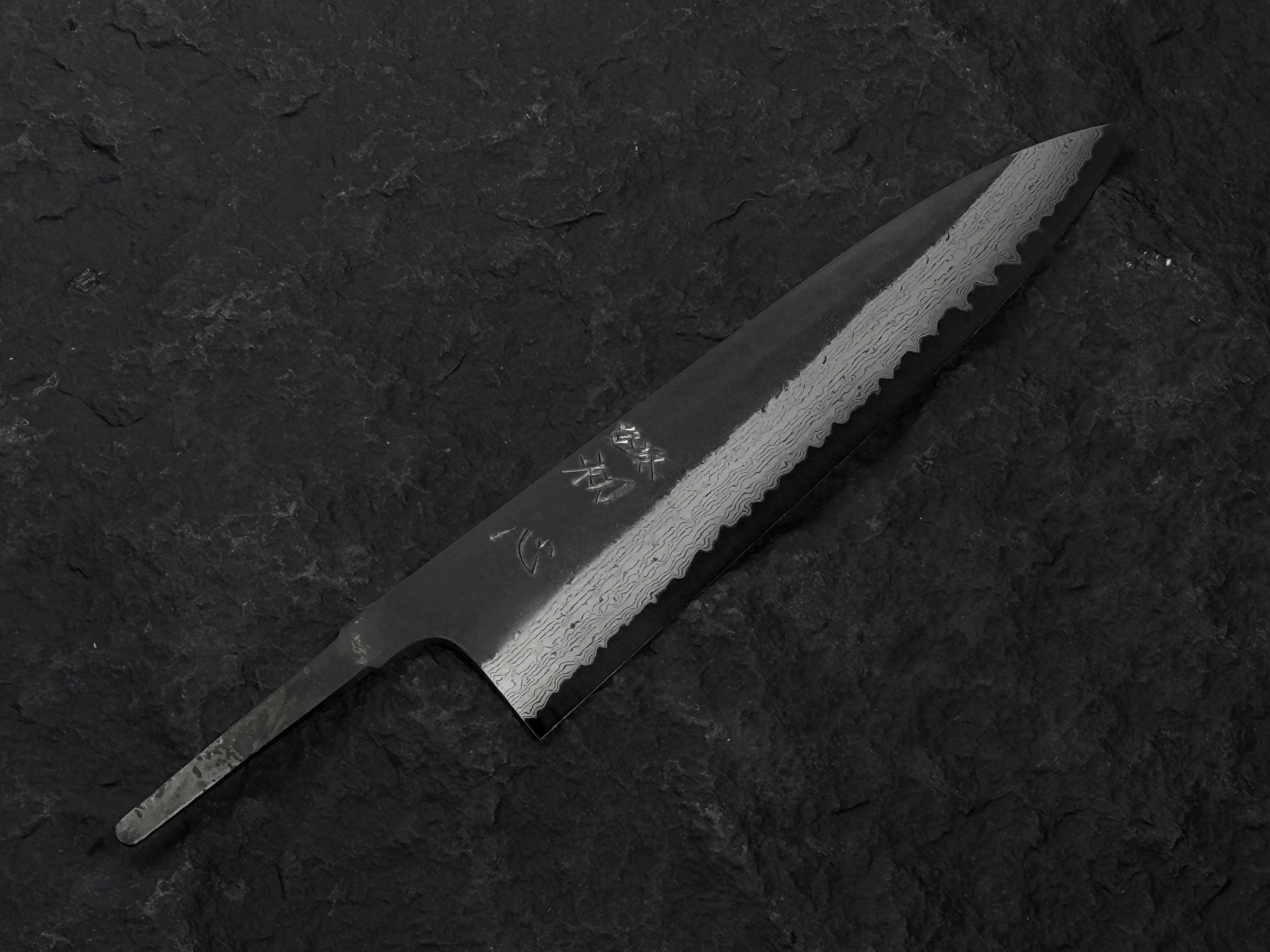 初心 蜃気楼 超青鋼 黒打 墨流 牛刀