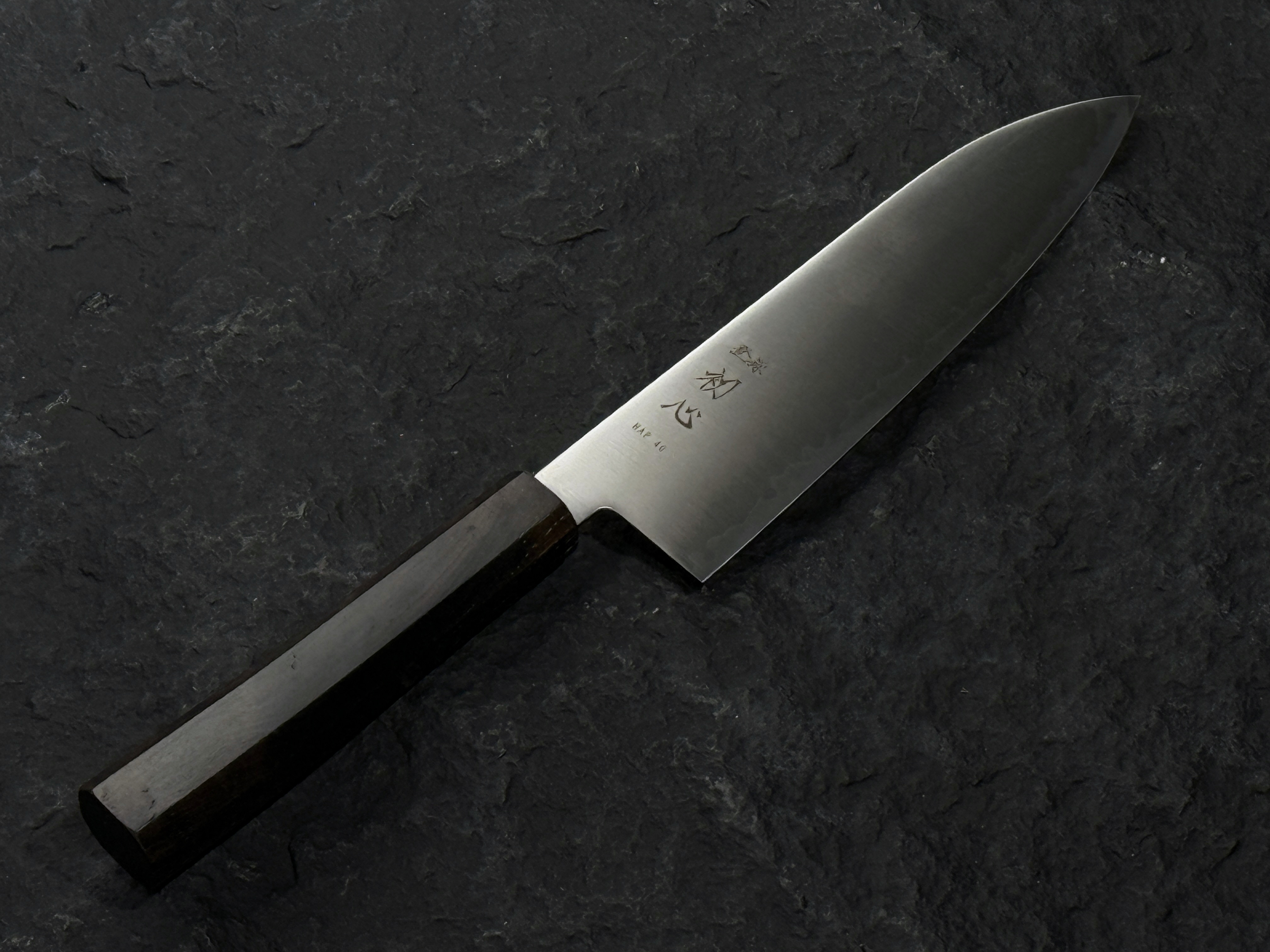 初心 隼 HAP40 粉末鋼 三德 黑檀柄